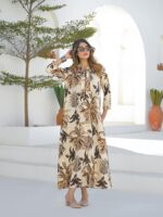 Olive Green Kurta Afghani Set