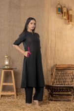 Cotton Slub A line Kurti - Image 2