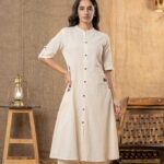 Cotton Slub A line Kurti