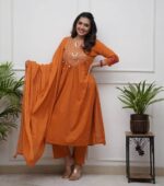 Cotton Slub A line Kurti - Image 6