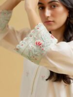 Ivory Embroidered Kurta Set - Image 2