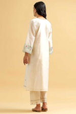 Ivory Embroidered Kurta Set - Image 6