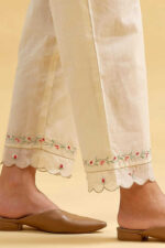 Ivory Embroidered Kurta Set - Image 4