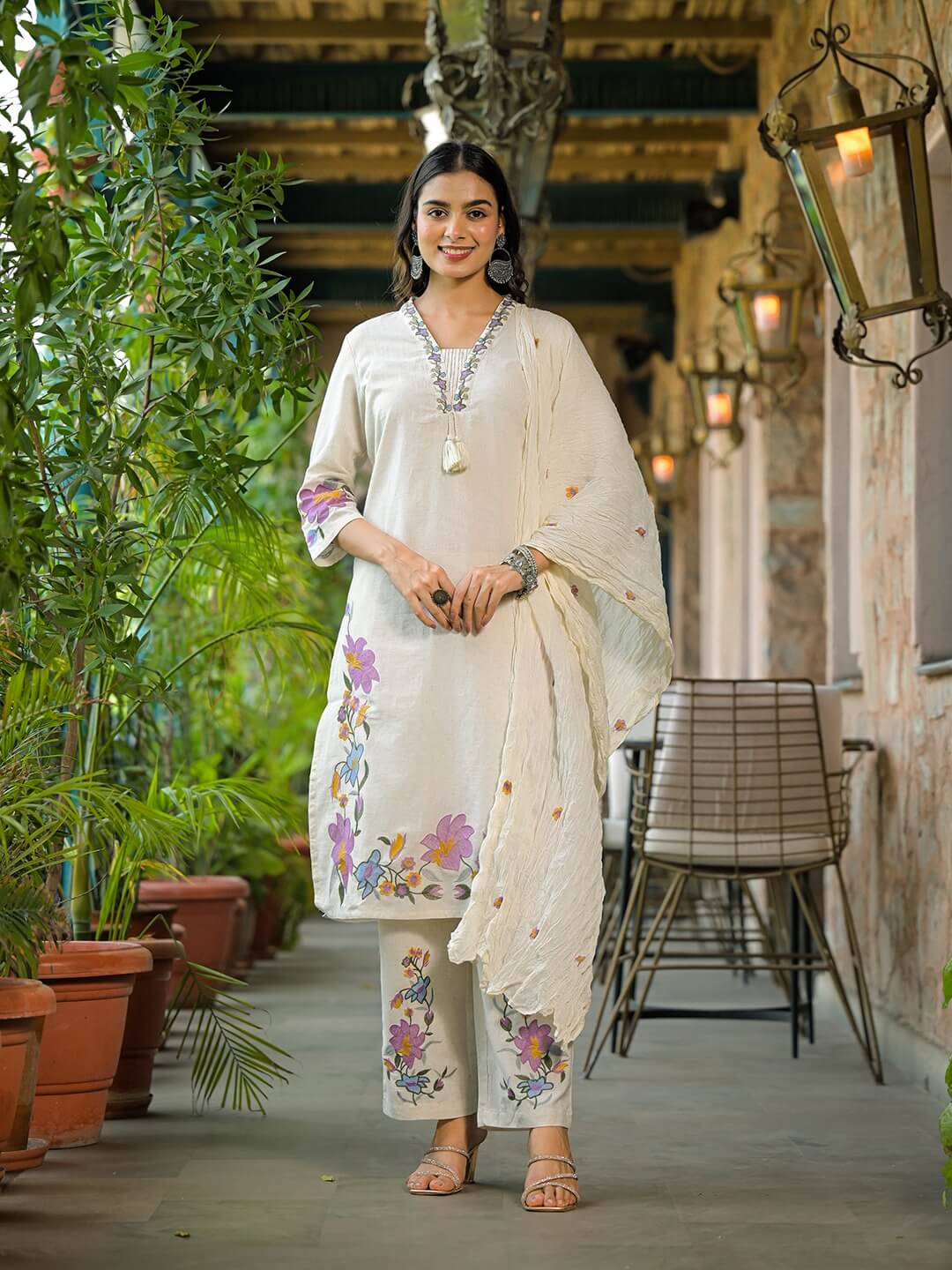 KURTI (5) Embroidered Kurta Sets - Image 1