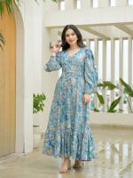 Rayon Flare Dress - Image 10