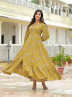 Rayon Flare Dress - Image 3