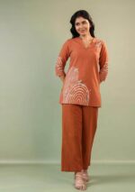 Embroidered co-ord set